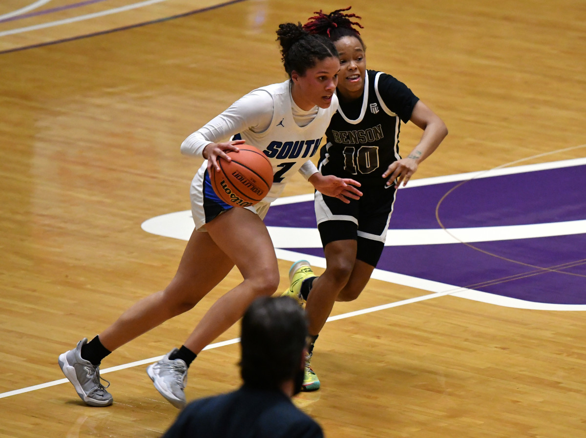 Benson South Medford girls basketball Taylor Balkom 39